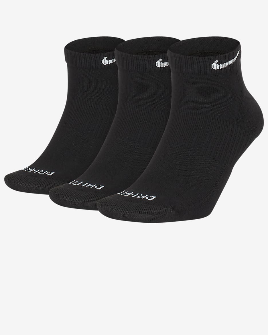 Nike Everyday Plus Cushioned Training Low Socks 3 Pairs